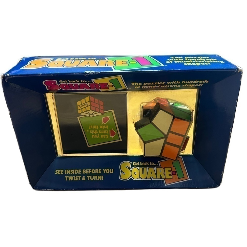 Vintage Get Back to Square 1 Puzzler Rubik’s Cube 1991 NEW